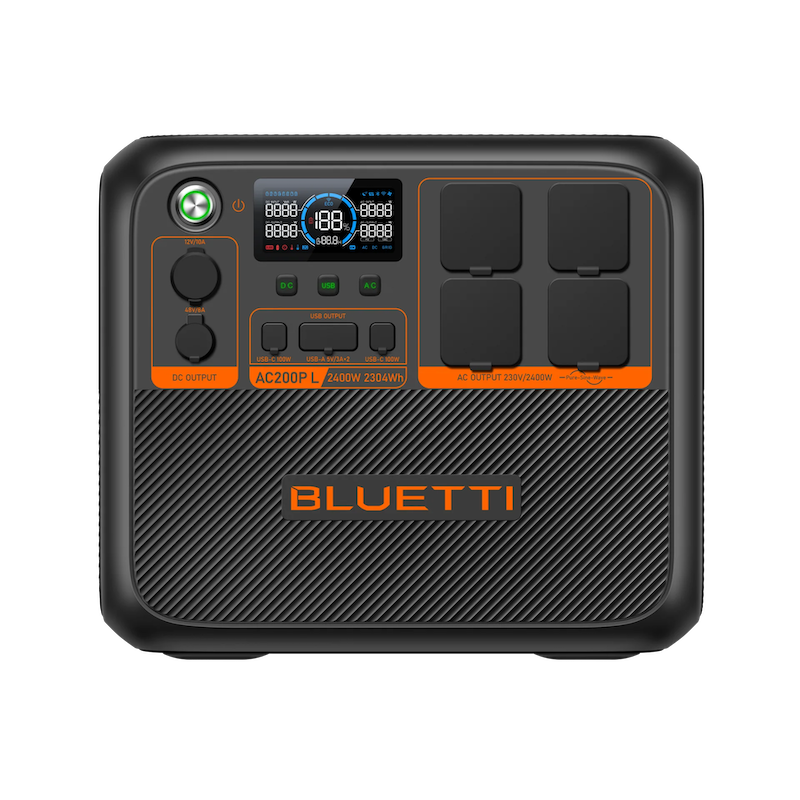 Bluetti AC200P L Portable Power Station | 2400W 2304Wh Front