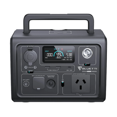 BLUETTI EB3A Portable Power Station | 600W 268Wh Front Top Handle Up