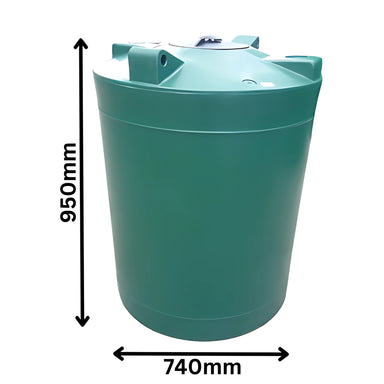 Kiwi Tanks 300 Litre Plastic Water Storage Tank Dimensions