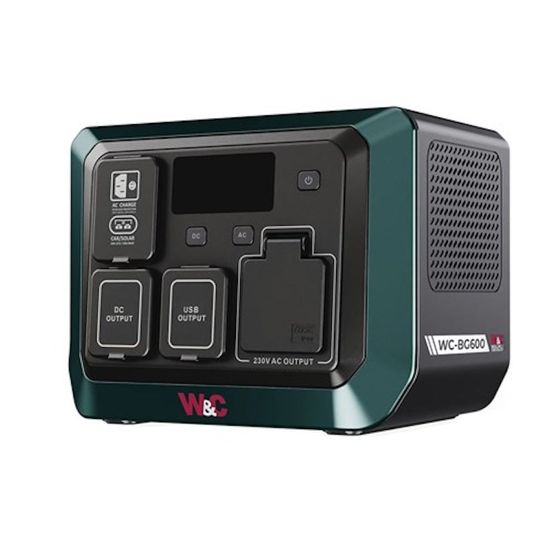Welling & Crossley WC-BG600 Battery Generator Portable Power Station Front Right