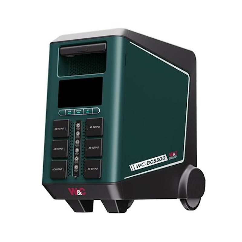 Welling & Crossley BG5500 BATTERY GENERATOR PORTABLE POWER STATION 5500W Front Right