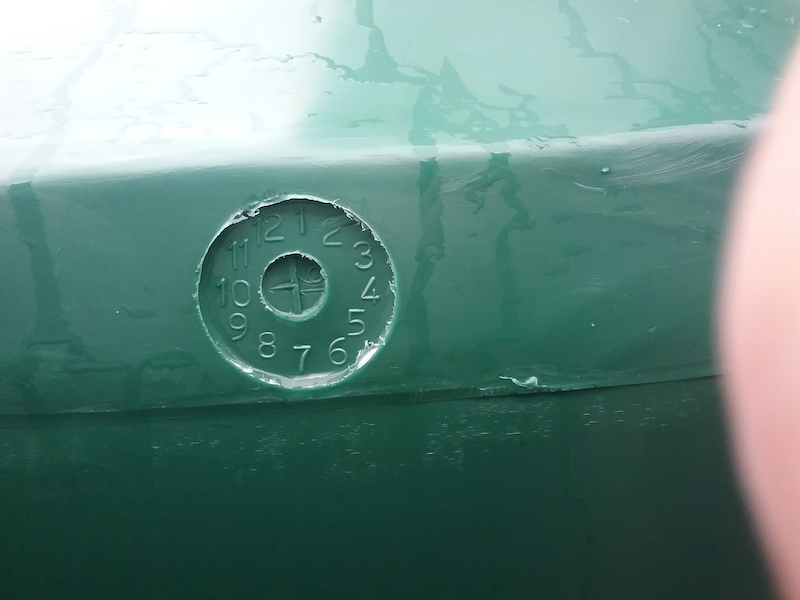 3500 Litre Plastic Water Storage Tank Stamp