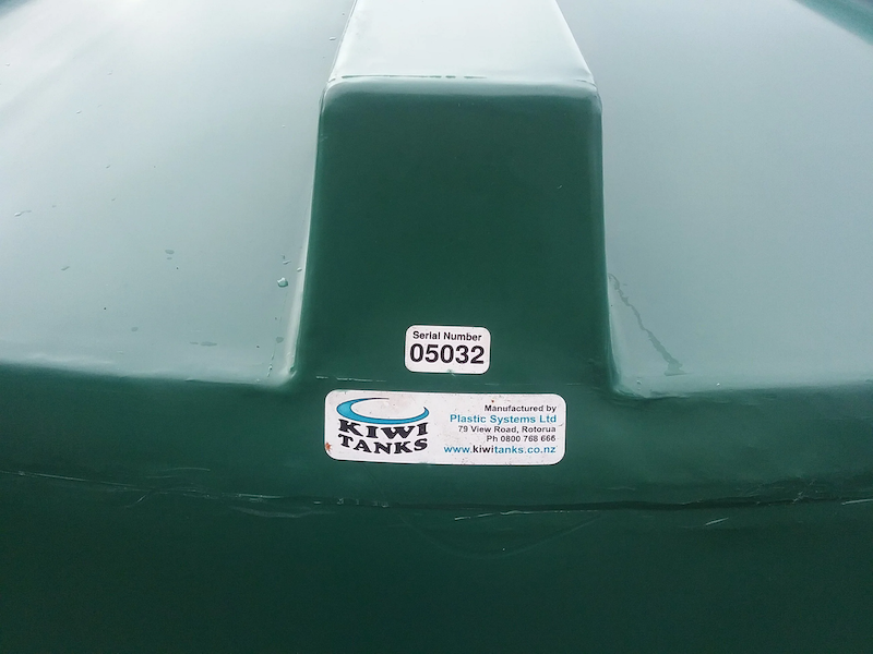 3500 Litre Plastic Water Storage Tank Seriel Number