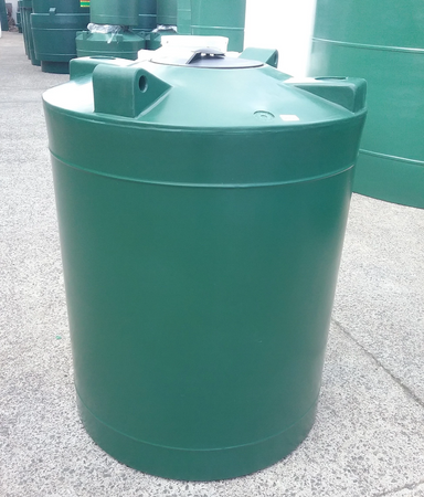 Kiwi Tanks 300 Litre Plastic Water Storage Tank Front Top