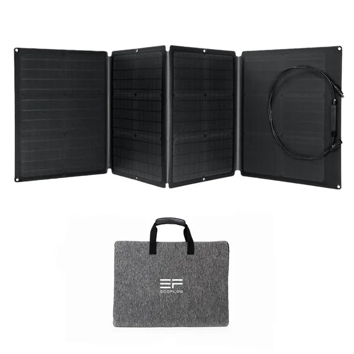 ECOFLOW 110W PORTABLE SOLAR PANEL IP68Ope With Hold Bag