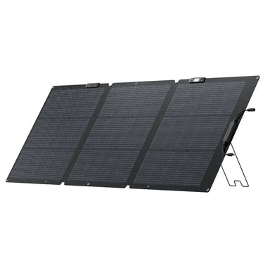ECOFLOW NEXTGEN 160W PORTABLE SOLAR PANEL Front On Stand