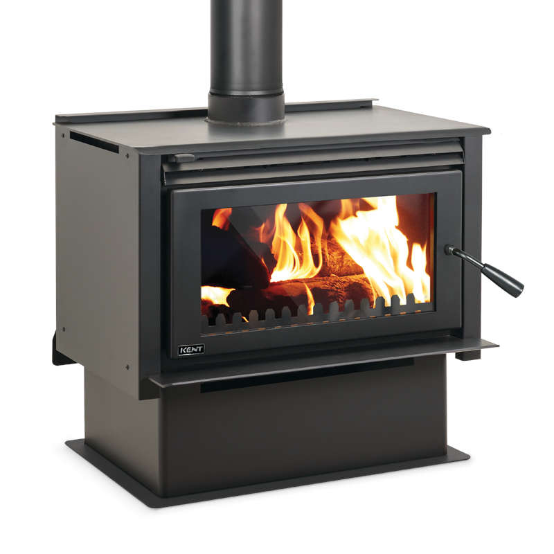 Kent Ruapehu Freestanding Wood Fire 22KW Front left