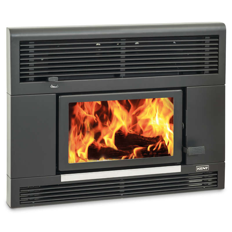 Kent Logfire II Inbuilt Wood Fire 15KW Front