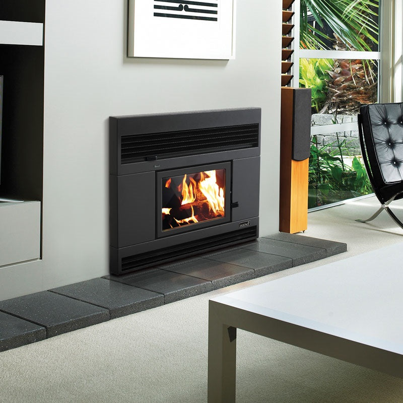 Kent Rata Inbuilt Wood Fire 15KW Insitu 1