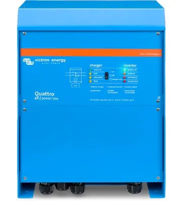 Victron Quattro combined inverter charger front