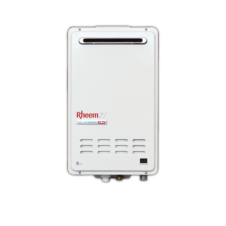 Rheem Gas 27L LPG Continuous Flow Water Heater Front