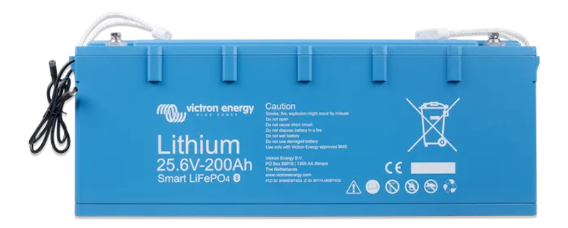 victronLithiumbattery25.6V200Ah front
