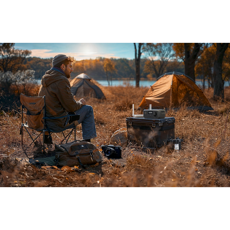 EcoFlow RIVER 3 UPS Portable Power Station – 300W, 245Wh Backup Power Insitu Camping