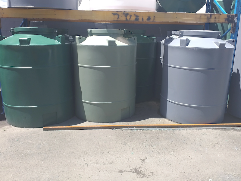 1000 Litre Plastic Water Storage Tank Various Colours