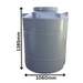 1000 Litre Plastic Water Storage Tank Dimensions