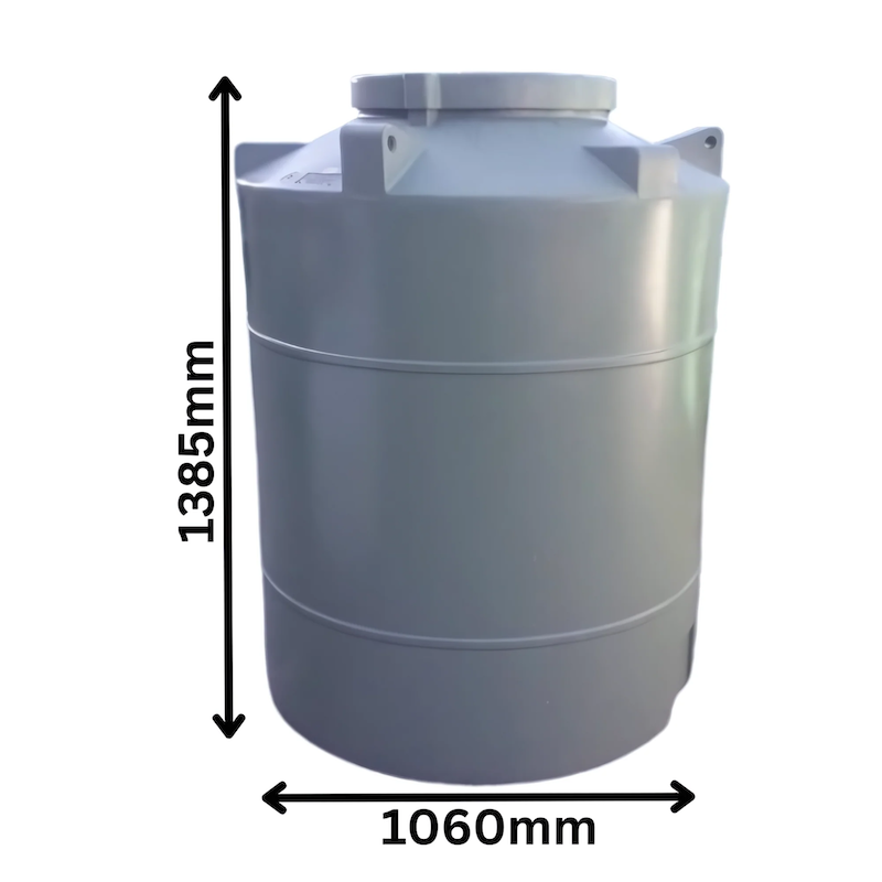 1000 Litre Plastic Water Storage Tank Dimensions