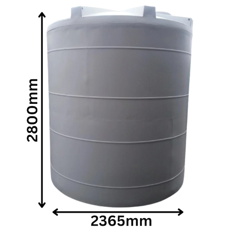 10500 Litre Plastic Water Storage Tank Dimensions