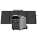EcoFlow DELTA Pro 3 portable power station paired with a 400W foldable solar panel for off-grid power

