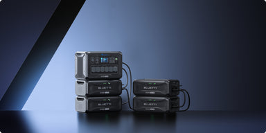 BLUETTI AC500 + B300K | Home Battery Backup | 5000W 2764.8Wh Shown In Stack with B300 Batteries