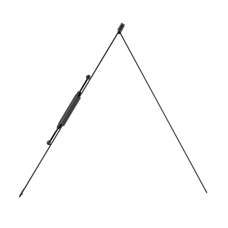 EcoFlow NextGen 220W Portable Solar Panel Single Face Open side View Stand