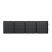 EcoFlow NextGen 220W Portable Solar Panel Single Face Open