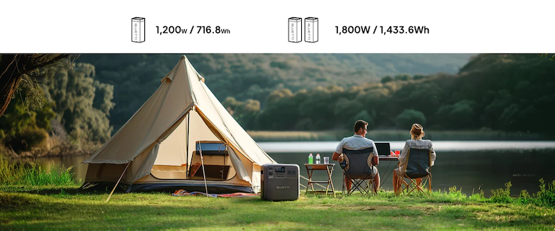 BLUETTI AC180T Portable Power Station | 1,800W 1,433.6Wh Camping Insitu