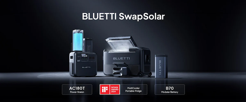 BLUETTI AC180T Portable Power Station | 1,800W 1,433.6Wh SwapSolar Promo