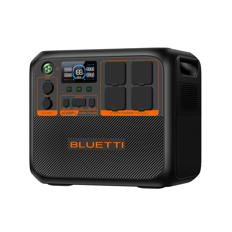 Bluetti AC200P L Portable Power Station | 2400W 2304Wh Front Right