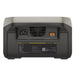 EcoFlow RIVER 2 portable power station rear view showing cooling vent, AC input and DC ports
