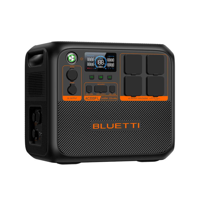 Bluetti AC200P L Portable Power Station | 2400W 2304Wh Front Left
