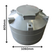 500 Litre Plastic Water Storage Tank Dimensions
