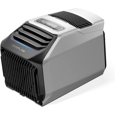 EcoFlow WAVE 2 portable air conditioner and heater shown in a clean product front-angle view.