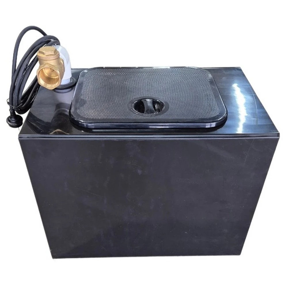 75L underground pump chamber with submersible vortex pump for greywater wastewater and drainage applications
