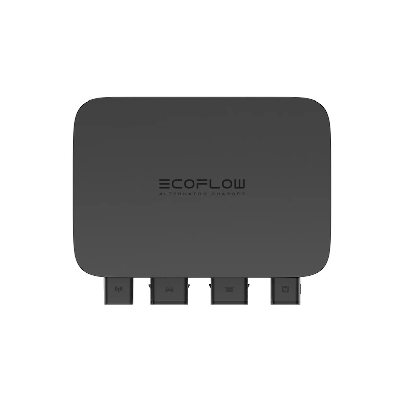 EcoFlow 800W Alternator Charger for vehicle-powered charging of portable power stations