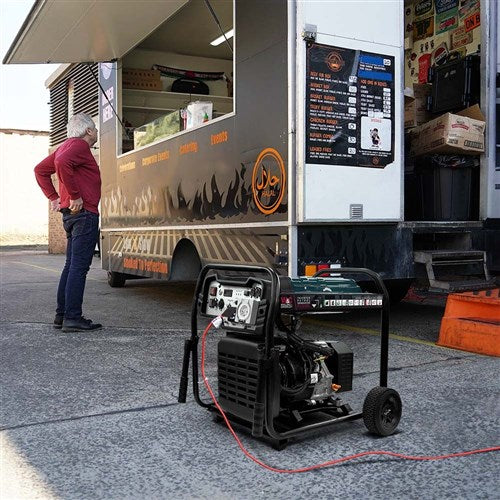 Welling & Crossley WC-P11250i 11.25 kVA (9,000W) Open Frame Inverter Petrol Generator with E-Start Insitu
