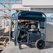 Welling & Crossley WC-P13750 13.75 kVA (11,000W) Open Frame AVR Petrol Generator with E-Start Insitu