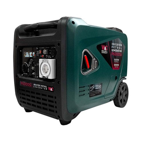 Welling & Crossley WC-P6000Si  6,000W Smart Silent Inverter Petrol Generator with E-Start Front Right