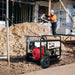 Welling & Crossley WC-P7750H 7.75kVA (6000W) Open Frame AVRGenerator with Honda Engine Insitu