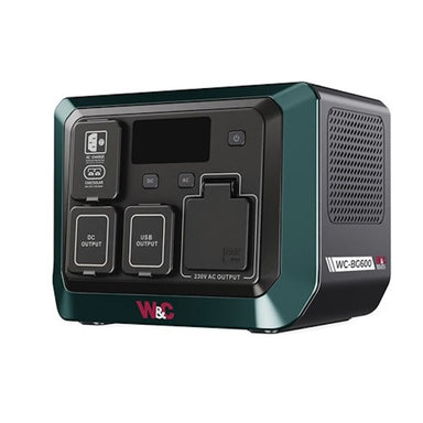 Welling & Crossley WC-BG600  Battery Generator Portable Power Station Front Right