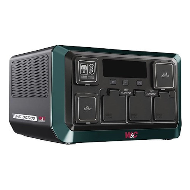 Welling & Crossley BG1200 Battery Generator Portable Power Station Front Left