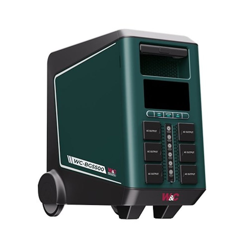 Welling & Crossley BG5500 BATTERY GENERATOR PORTABLE POWER STATION 5500W Front Left