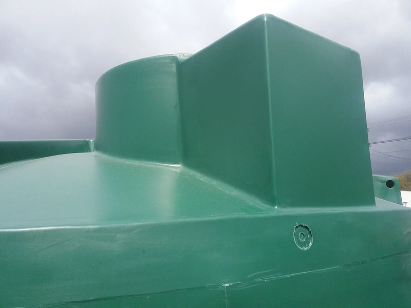 10500 Litre Plastic Water Storage Tank Turret
