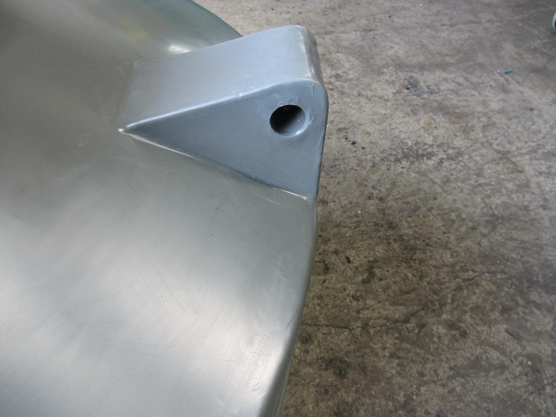 500 Litre Plastic Water Storage Tank Eyelet From Side