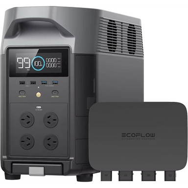 EcoFlow Delta Pro + 800W AC on white background