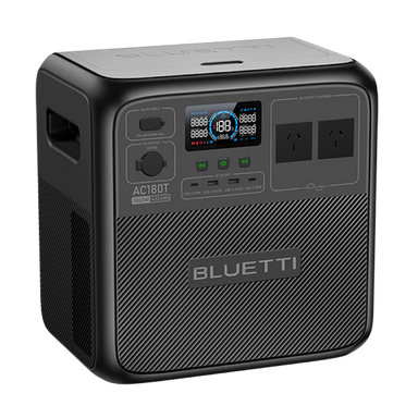 BLUETTI AC180T Portable Power Station | 1,800W 1,433.6Wh Front Left