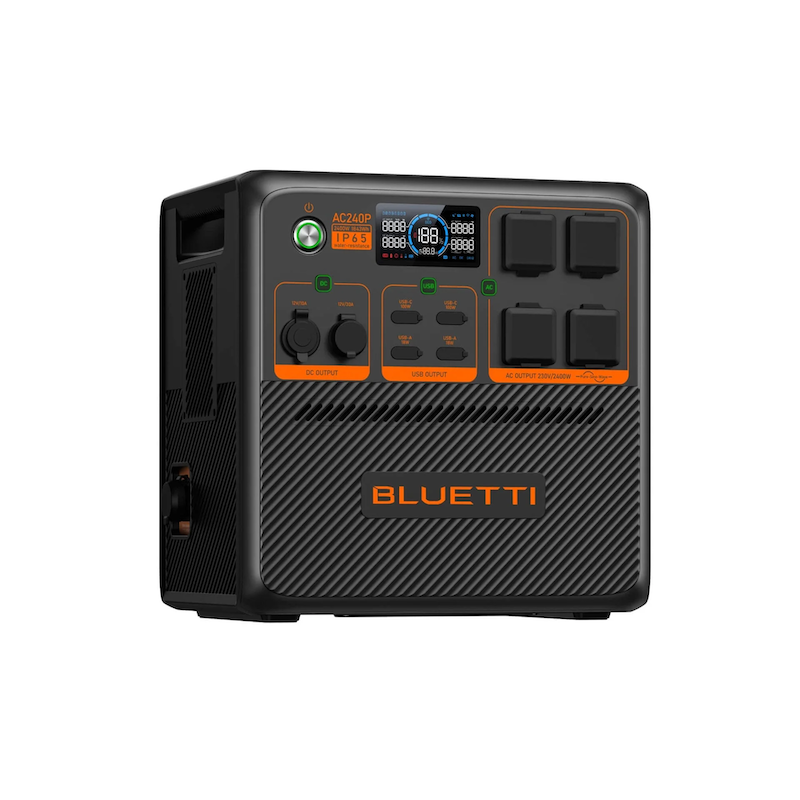 BLUETTI AC240P Portable Power Station | 2,400W 1,843Wh Front Left