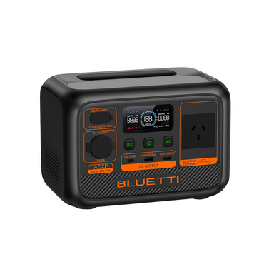 BLUETTI AC2P Portable Power Station | 300W 230.4Wh Front Top Left