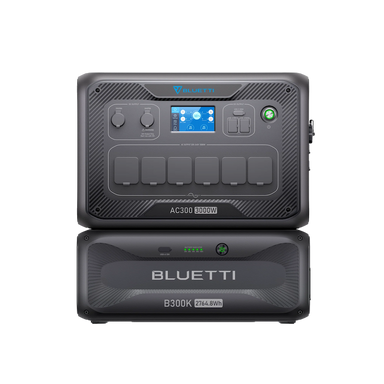 BLUETTI AC300 + B300K Battery | Home Battery Backup | 3000W 2765Wh Front