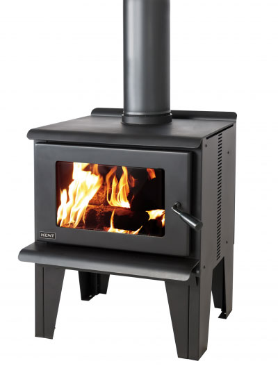 Kent Benmore Freestanding Wood Fire 14KW Front Right