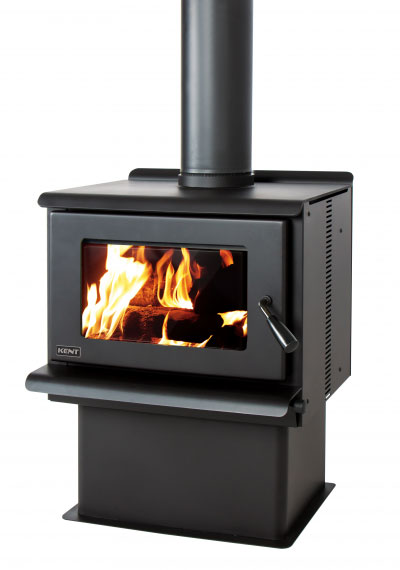 Kent Cardrona Freestanding Wood Fire 14KW Front right